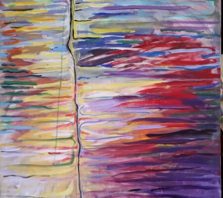 Energy flow 30x40 Acrylic on canvas