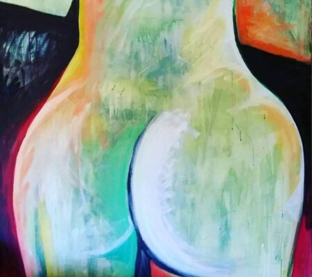 Nude4 48x60 Acrylic on Canvas