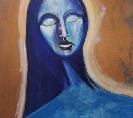 Our lady 2, 30x40 Inches Acrylic on canvas