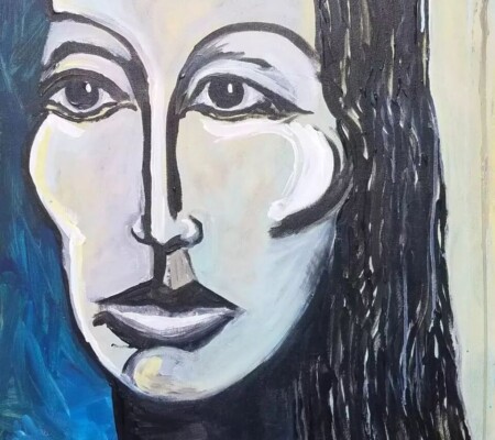 Secret Girl 3 24x30 Acrylic on Canvas