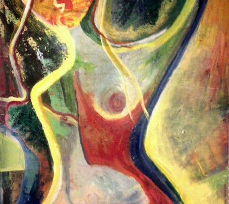 Waving like a princess 24x30 Acrylic on Canvas