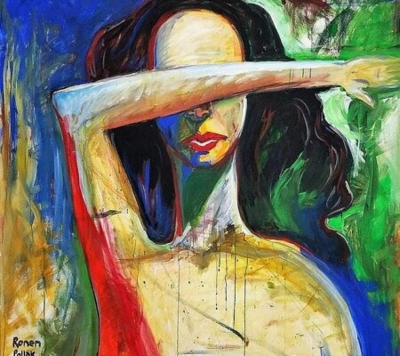 What is the Point (from the Fortitude series) 36x36 Acrylic on Canvas