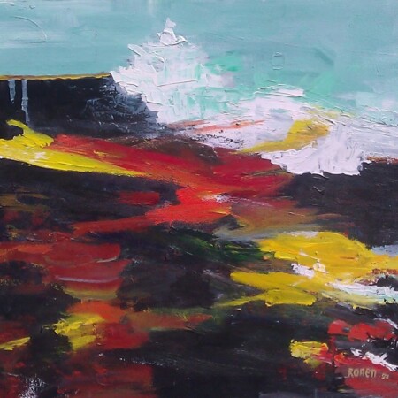The first second of the creation 16x12 Acrylic on canvas